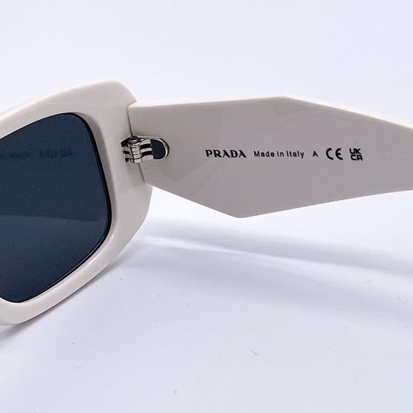 NEW PRADA PR17WS 1425S0 WOMEN’S SUNGLASSES PRADA SPR 17W WHITE PR 17WS - Picture 12 of 14